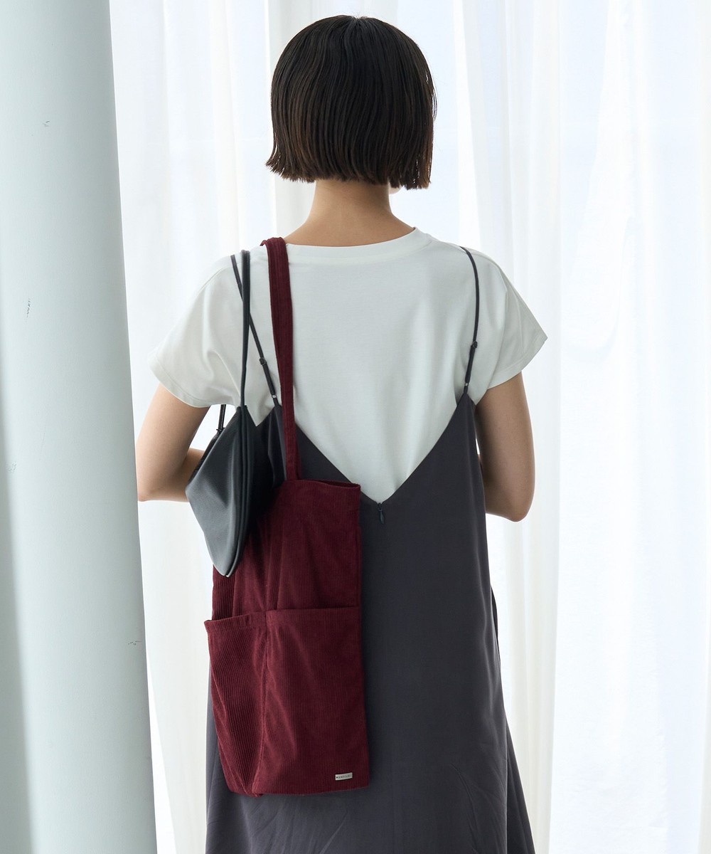 【オンワード】 UNFILO>バッグ コーデュロイ トートバッグ ボルドー F レディース 【オンワード】 UNFILO>バッグ コーデュロイ トートバッグ ボルドー F レディース