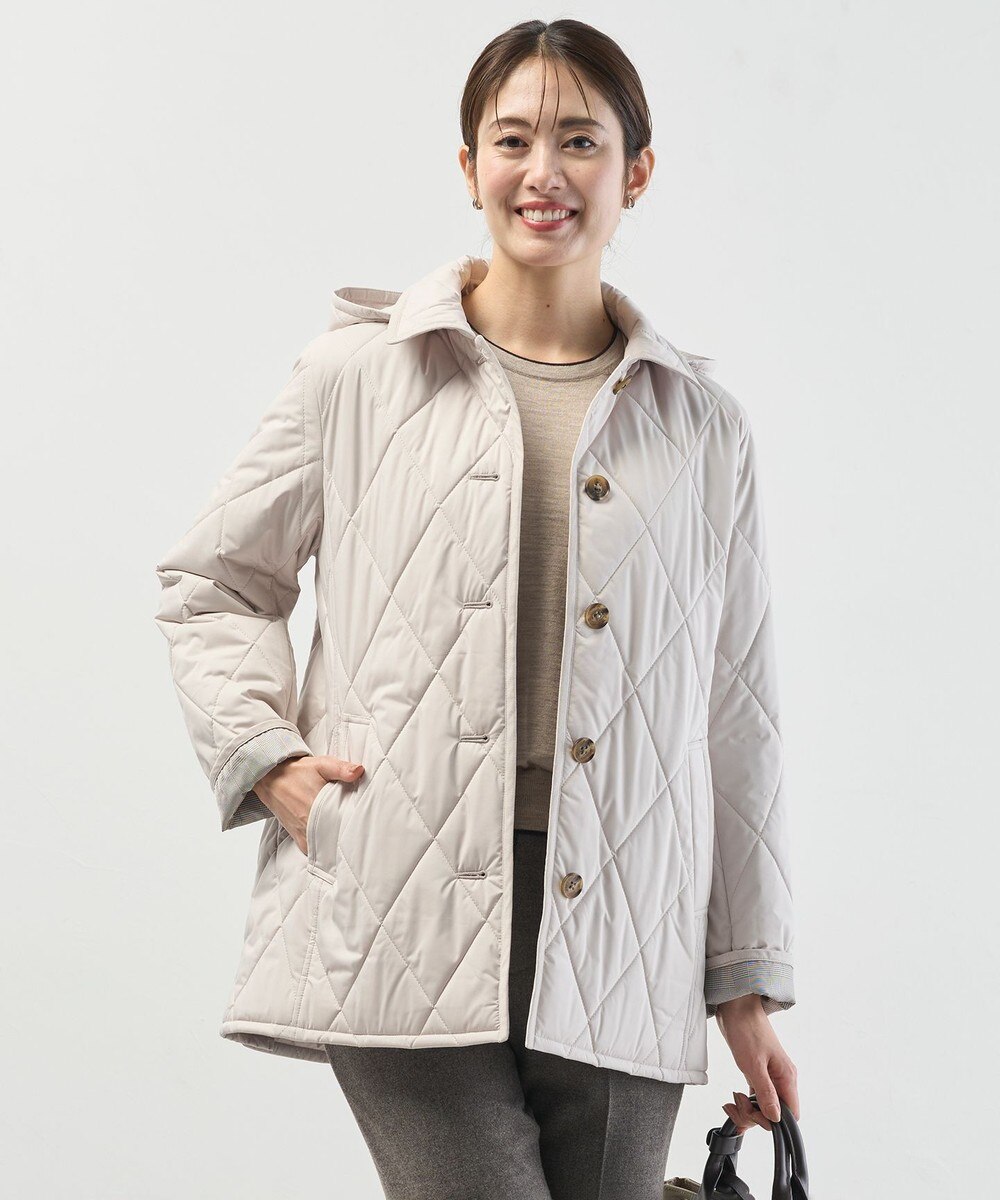 【オンワード】 J.PRESS LADIES>ジャケット/アウター 【2way】プレミアムBasic キルティング コート アイボリー 9 レディース 【オンワード】 J.PRESS LADIES>ジャケット/アウター 【2way】プレミアムBasic キルティング コート アイボリー 9 レディース