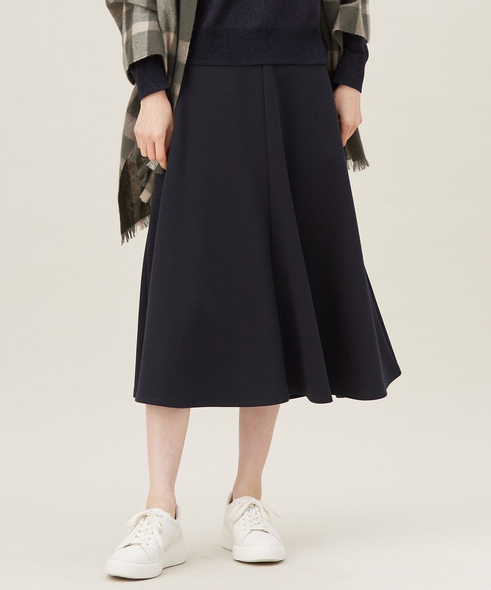 【オンワード】 自由区>スカート 【セットアップ対応・洗える】ブークレダンボールフレア スカート ネイビー 38 レディース 【オンワード】 自由区>スカート 【セットアップ対応・洗える】ブークレダンボールフレア スカート ネイビー 38 レディース
