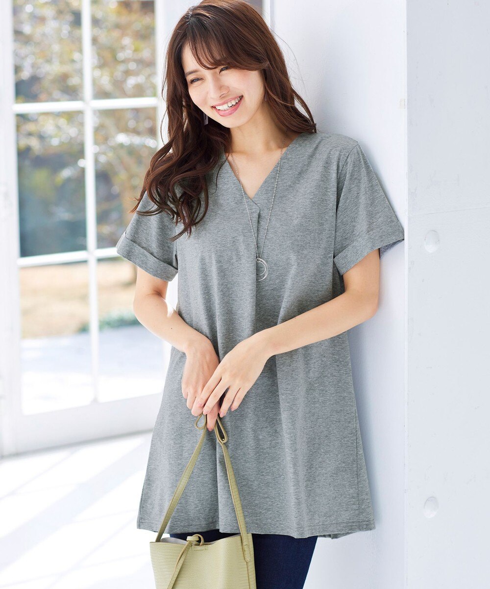 【リラックス・洗える】体型カバーも叶うバイオシルケットチュニック