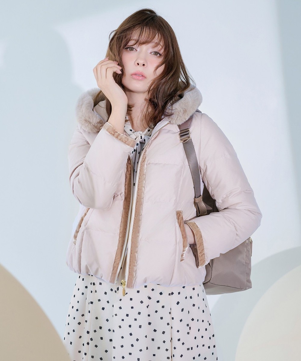 【オンワード】 TOCCA>ジャケット/アウター 【八木アリサさん着用】【消臭】HEART SHOT ショートダウンコート ベージュ 0 レディース 【オンワード】 TOCCA>ジャケット/アウター 【八木アリサさん着用】【消臭】HEART SHOT ショートダウンコート ベージュ 0 レディース