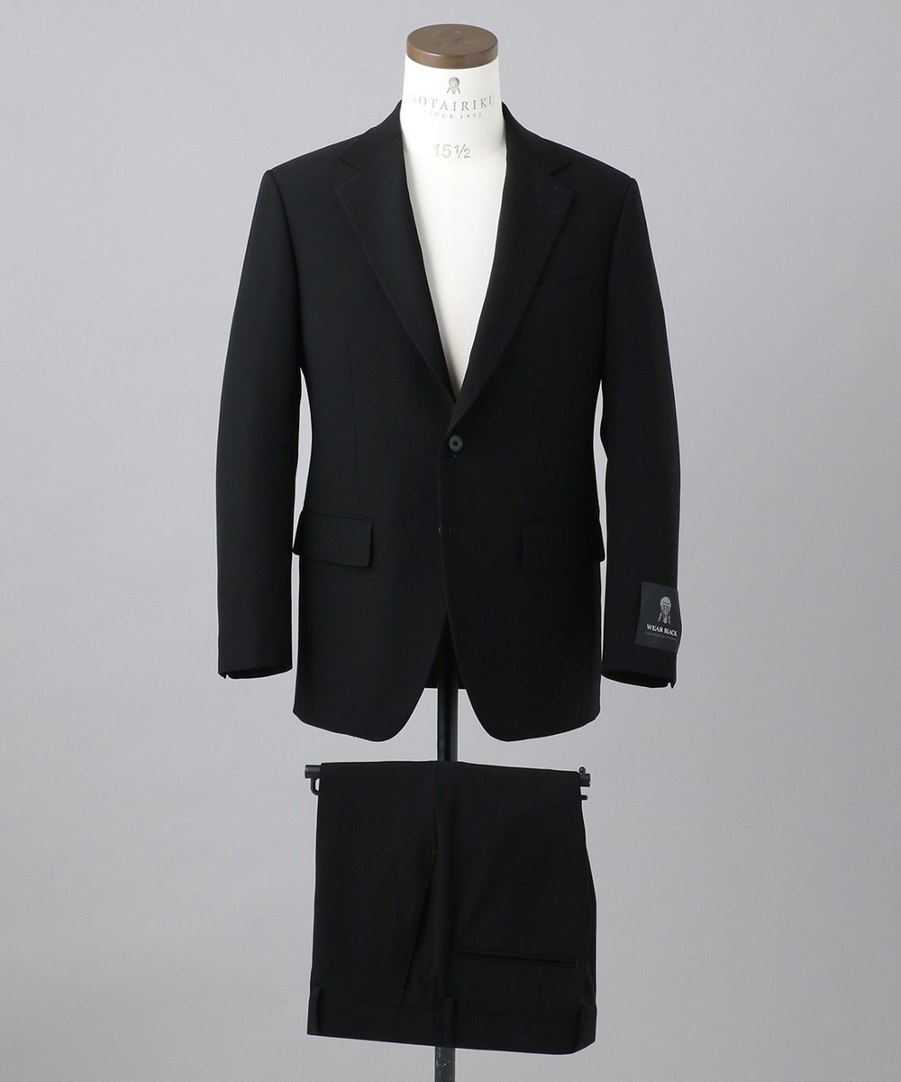 ＜オンワード＞GOTAIRIKU>スーツ/ネクタイ 【WEAR_BLACK】JAPANBLACK ブラック L34 メンズ 【送料無料】