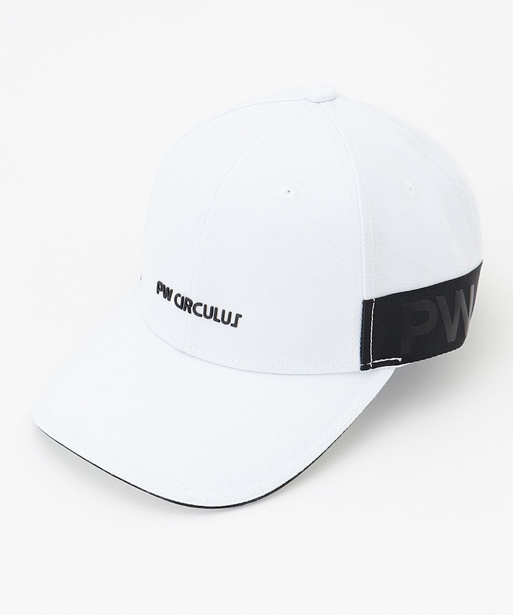 ＜オンワード＞PW CIRCULUS>帽子 【UNISEX】ロゴ キャップ ホワイト F メンズ 【送料無料】