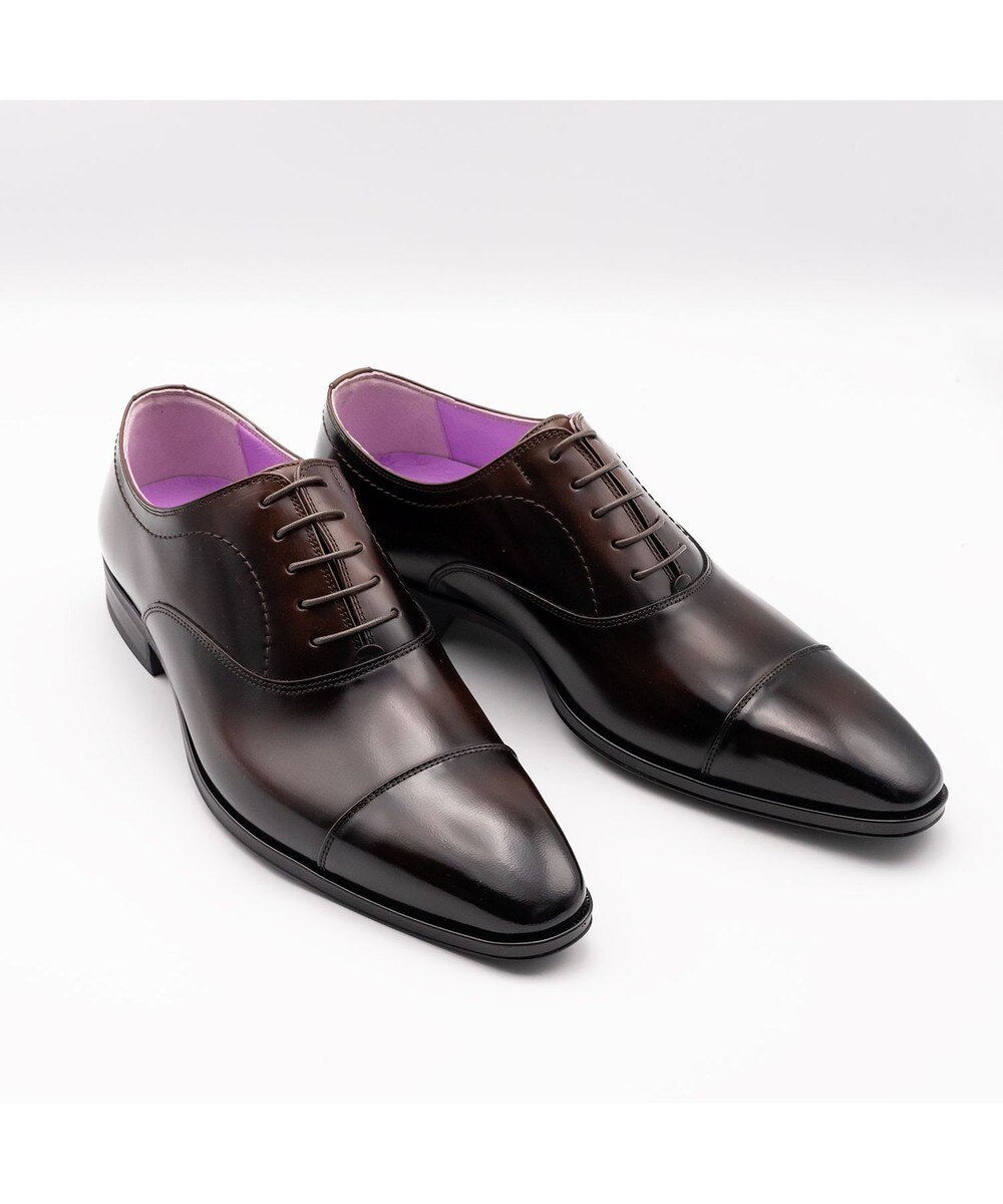 ＜オンワード＞TOMOE & Co.>シューズ 【鞆ゑ(ともえ)】藤シリーズ ラバーソールでクッション性があり、革靴の硬さを感じさせない履きやすさ。 ダークブラウン 27.0cm メンズ