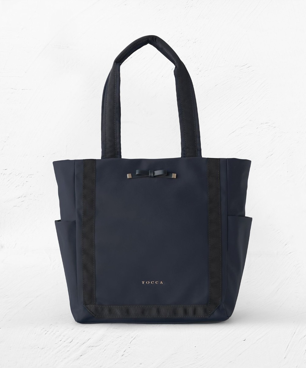 【オンワード】 TOCCA>バッグ 【A4サイズ対応・撥水】PLENTIFUL A4 NYLONBAG ナイロンバッグ ネイビー F レディース 【オンワード】 TOCCA>バッグ 【A4サイズ対応・撥水】PLENTIFUL A4 NYLONBAG ナイロンバッグ ネイビー F レディース