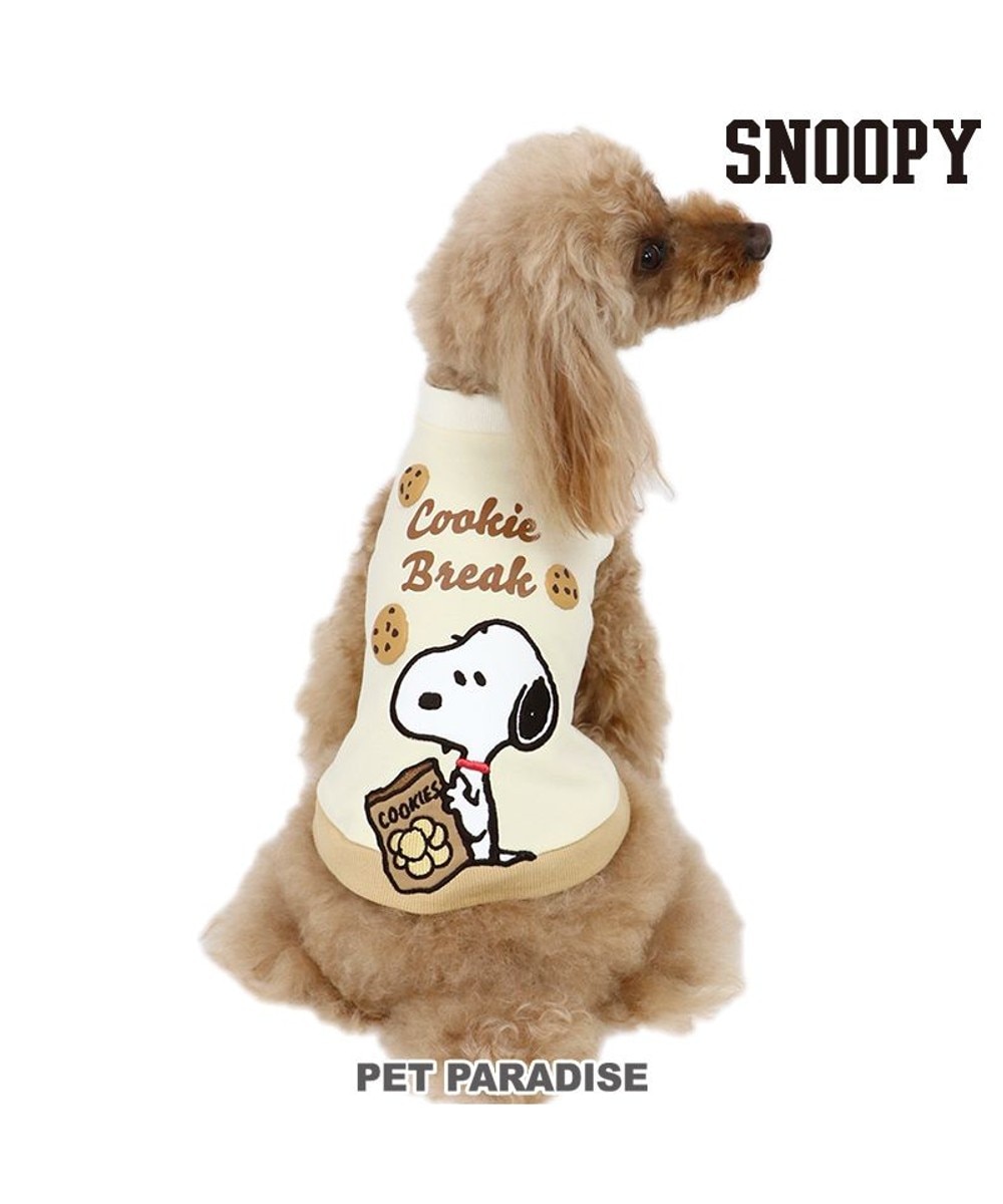 PET PARADISE>ペットグッズ 犬 服 スヌーピー トレーナー 【小型犬】 クッキー ホワイト 白~オフホワイト ＤＳＳ