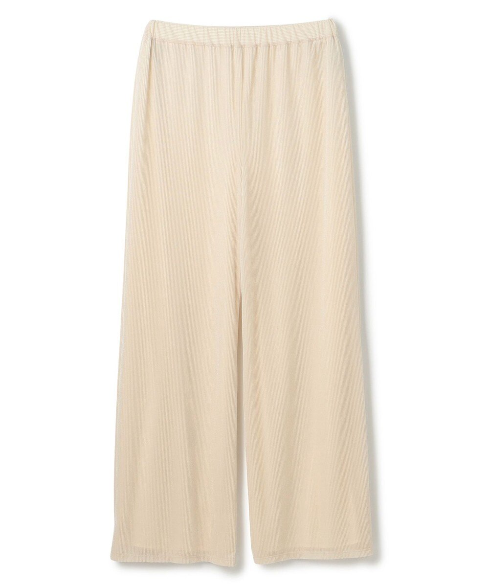 【オンワード】 uncrave>パンツ 【洗濯機洗い可】シアーベロアリブ ギャザーパンツ エクリュ 1 レディース