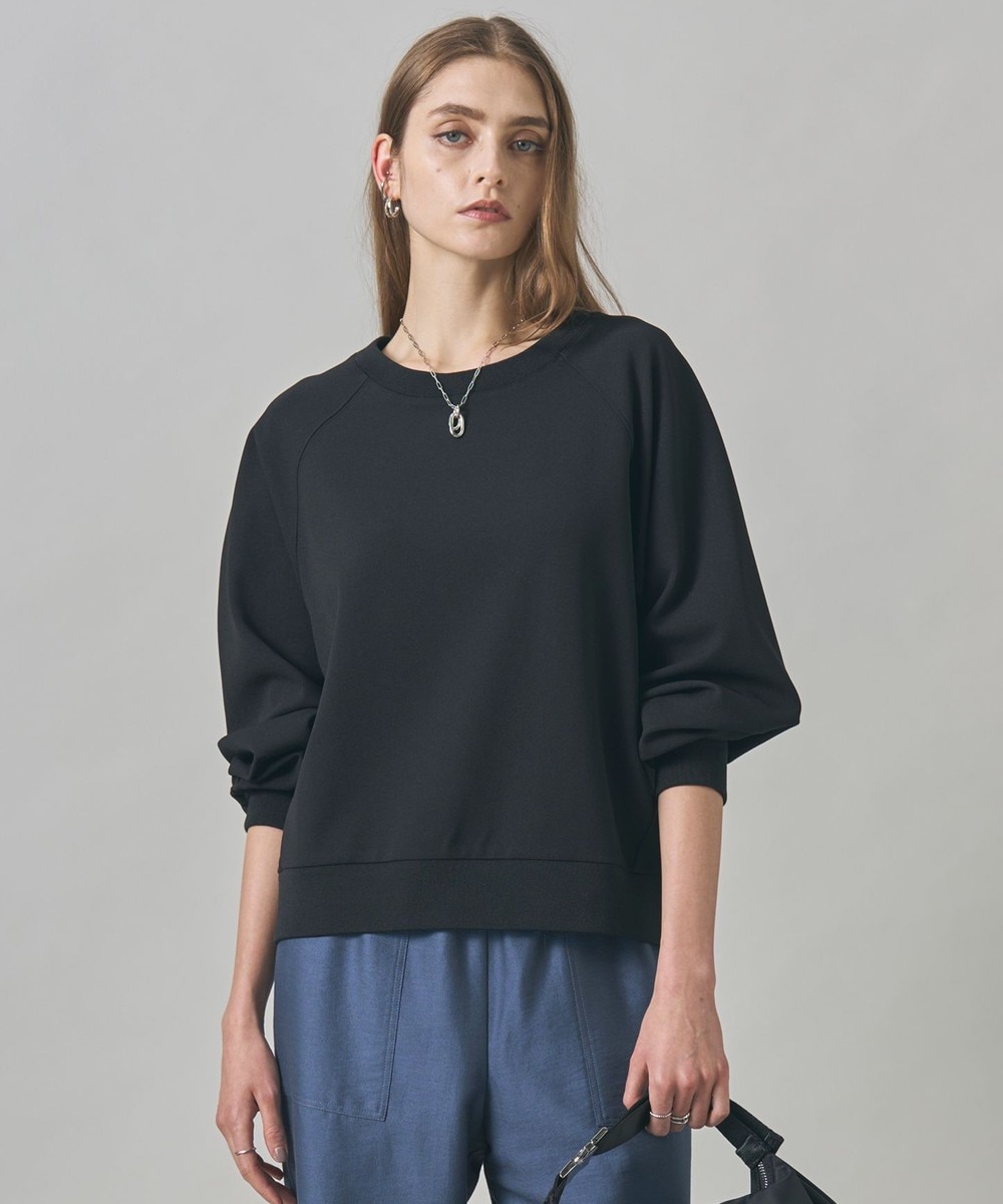 【オンワード】 ICB>トップス 【洗える】ジョーゼットジャージー ドルマンスリーブプルオーバー ブラック XS レディース 【オンワード】 ICB>トップス 【洗える】ジョーゼットジャージー ドルマンスリーブプルオーバー ブラック XS レディース