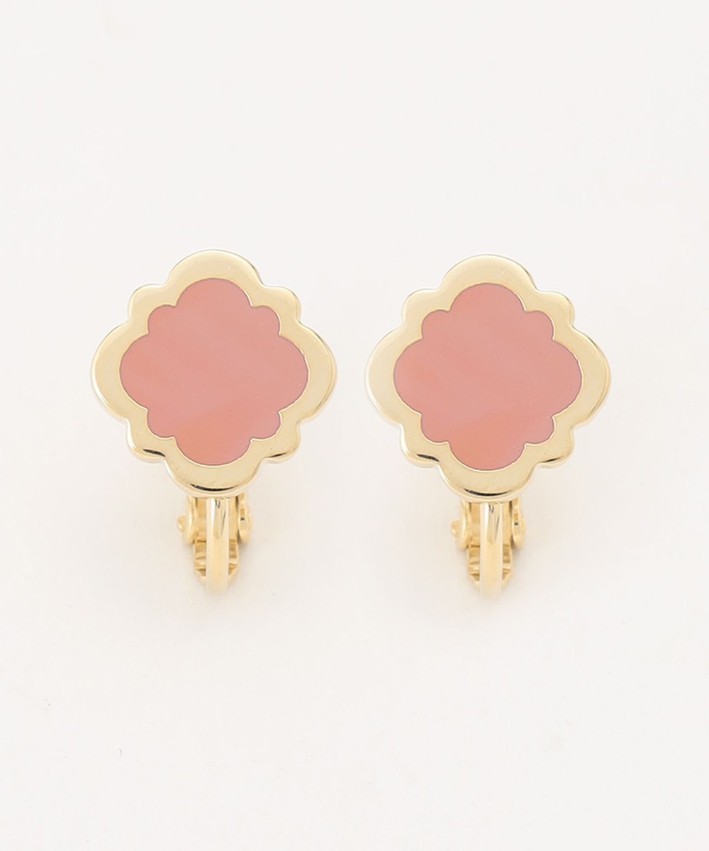 【オンワード】 TOCCA>アクセサリー COLOR OF CLOVER EARRINGS イヤリング ピンク F レディース