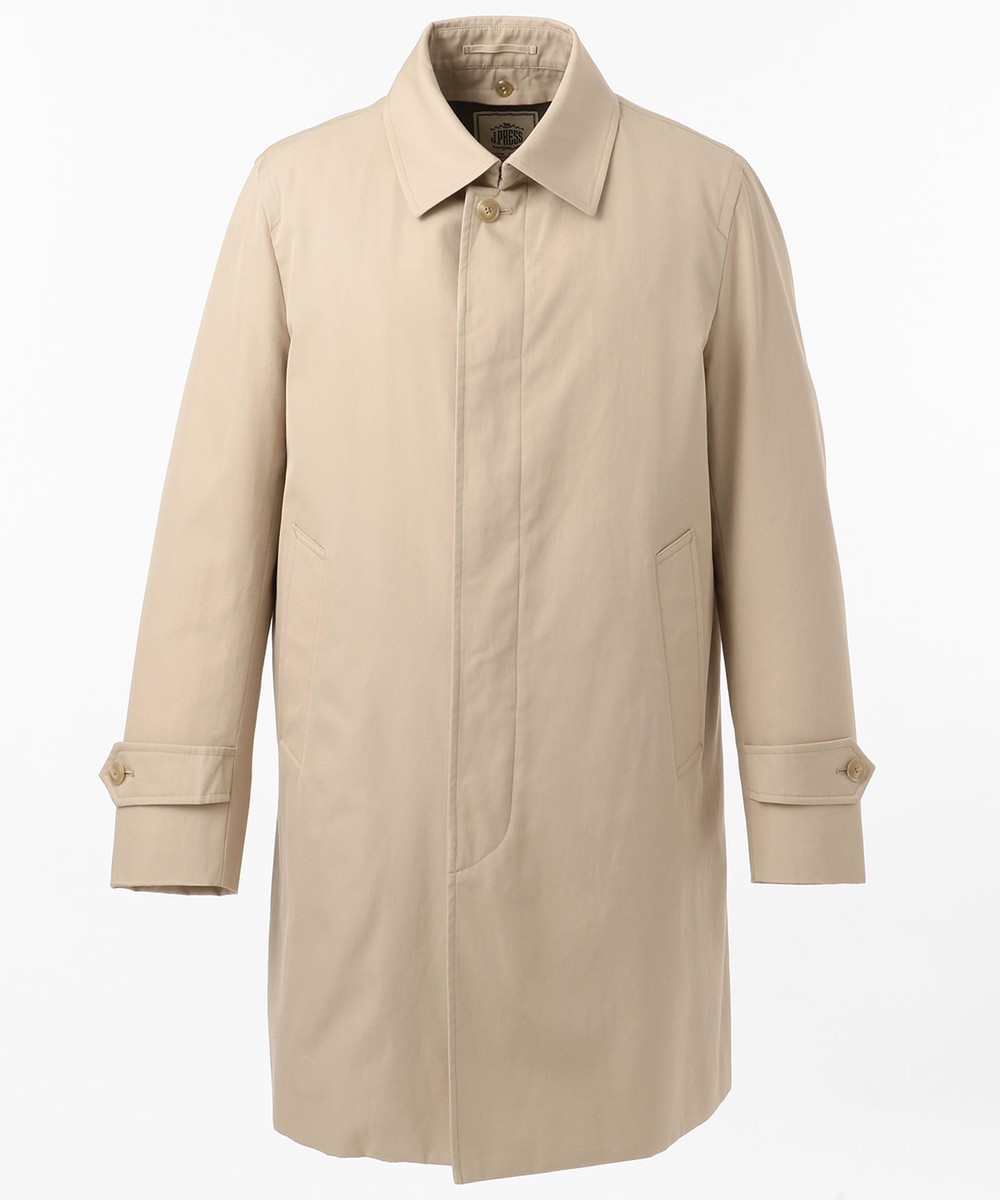【オンワード】 J.PRESS MEN>ジャケット/アウター 【一部店舗限定】ステンカラーコート ベージュ XL メンズ 【送料無料】