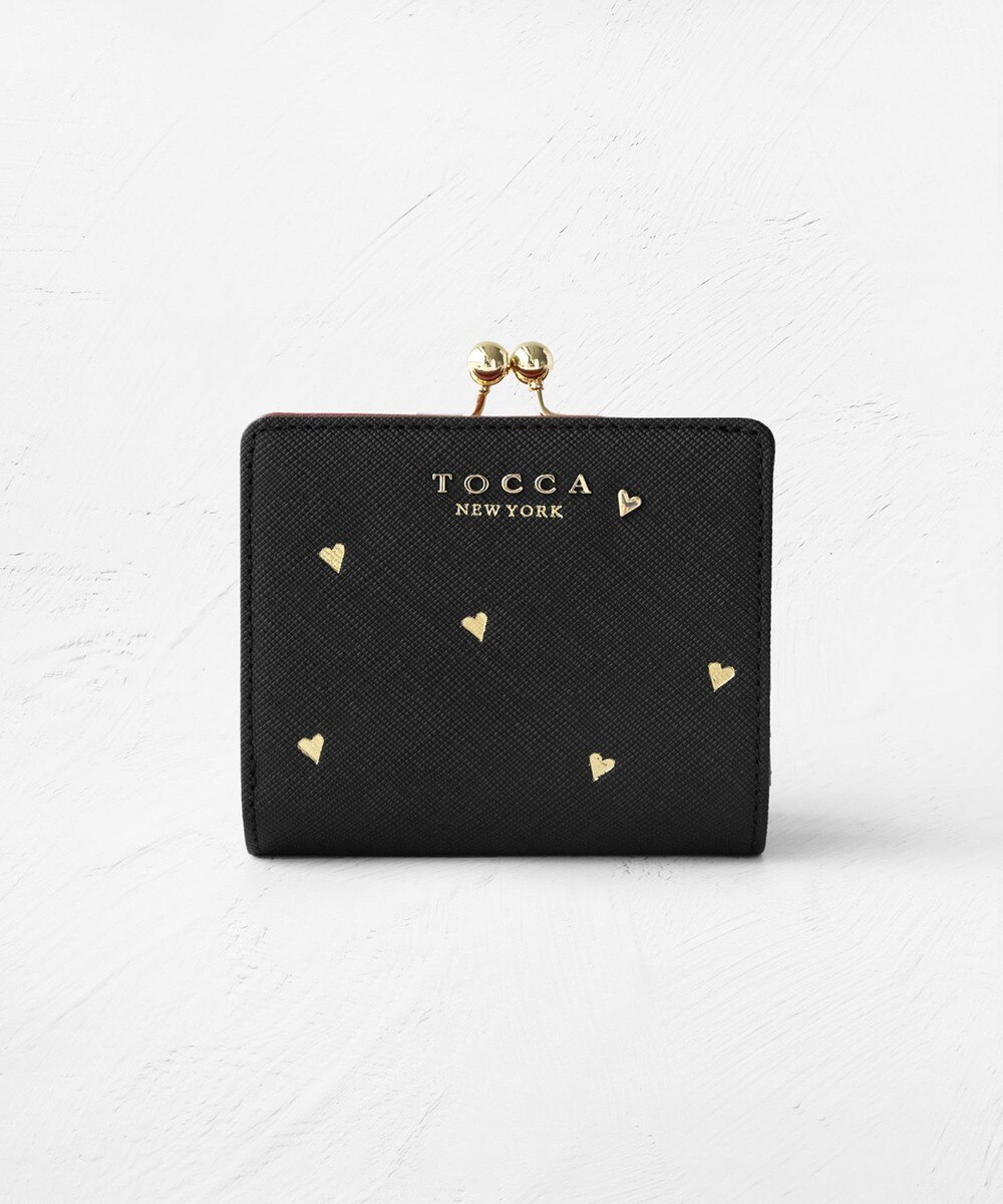 【オンワード】 TOCCA>財布/小物 LUCKY SHOWER BIIFOLOD WALLET 二つ折り財布 ブラック F レディース