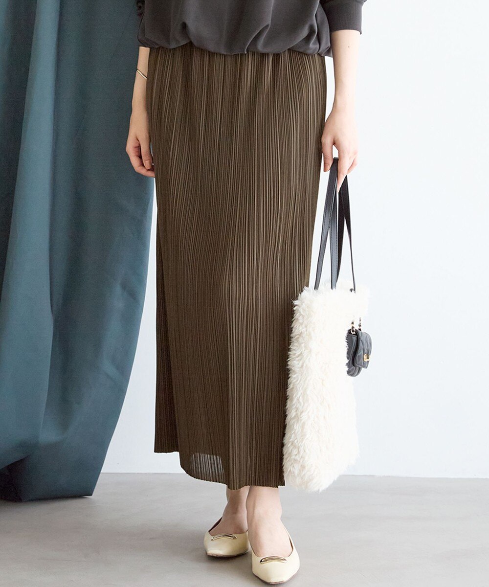 【オンワード】 23区>スカート 【SLOW/一部店舗限定】トリコットプリーツ Iライン スカート カーキ 38 レディース 【オンワード】 23区>スカート 【SLOW/一部店舗限定】トリコットプリーツ Iライン スカート カーキ 38 レディース