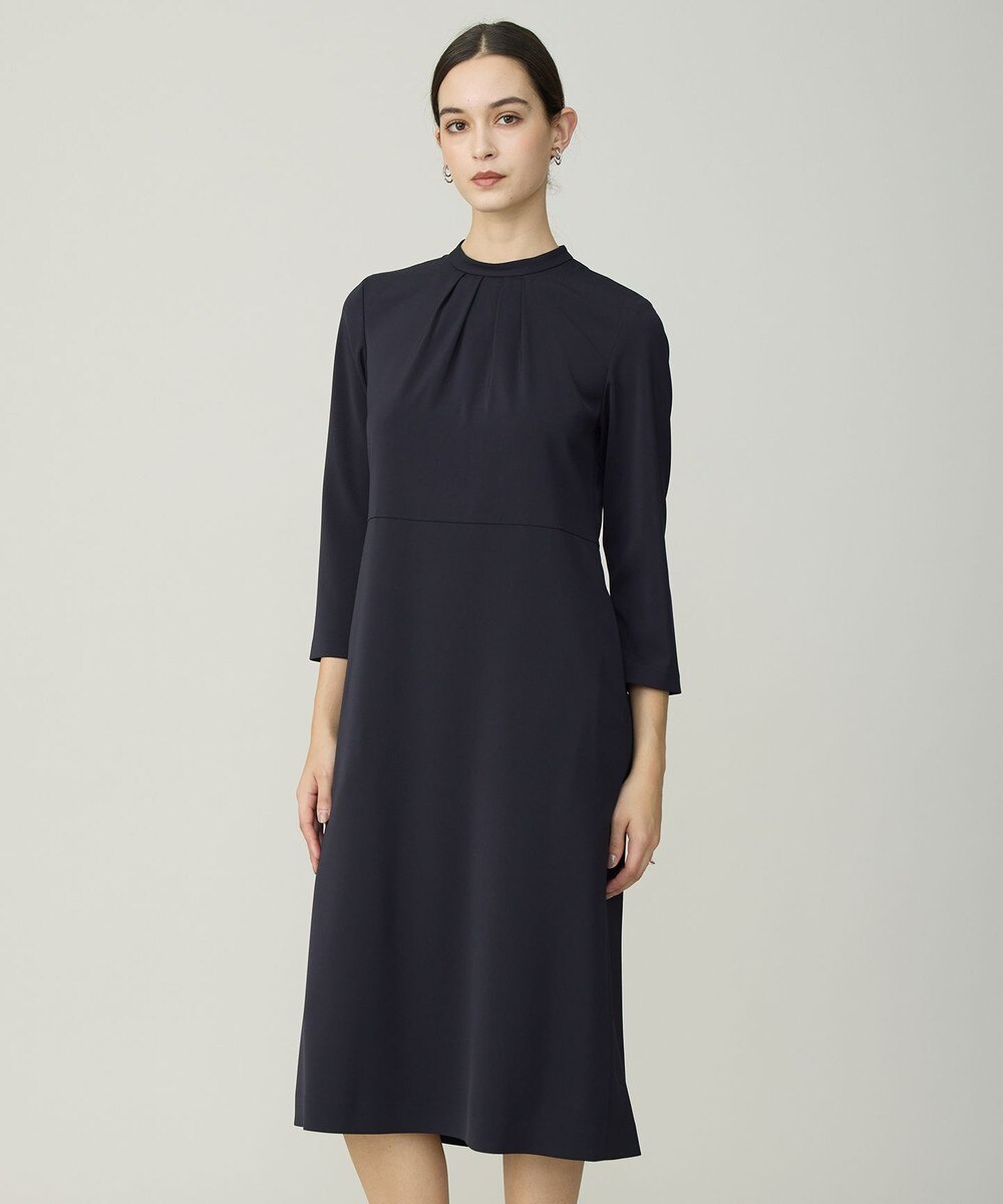 【オンワード】 ICB>ワンピース 【先行予約】Fied ハイネック ワンピース ネイビー 4 レディース
