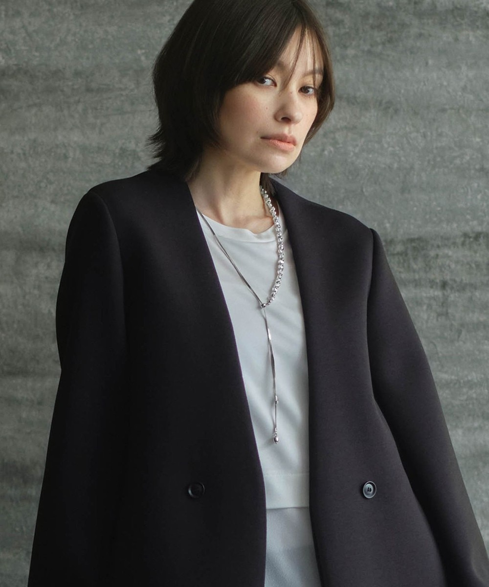 【オンワード】 ICB>アクセサリー パールメタルネックレス シルバー F レディース 【オンワード】 ICB>アクセサリー パールメタルネックレス シルバー F レディース