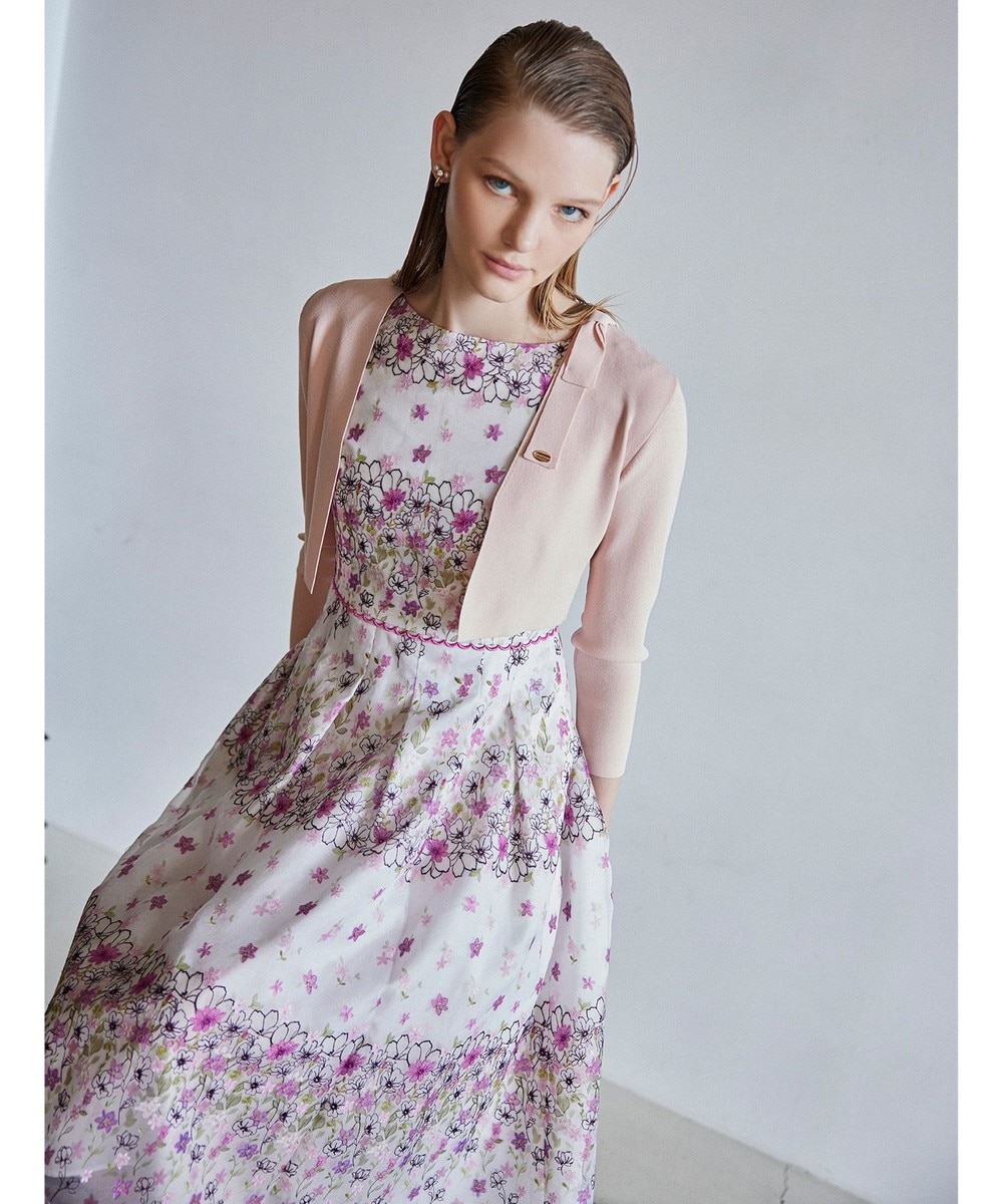 【オンワード】 TOCCA>ワンピース 【洗える・消臭】SPRING GARLAND ドレス ピンク 6 レディース 【オンワード】 TOCCA>ワンピース 【洗える・消臭】SPRING GARLAND ドレス ピンク 6 レディース