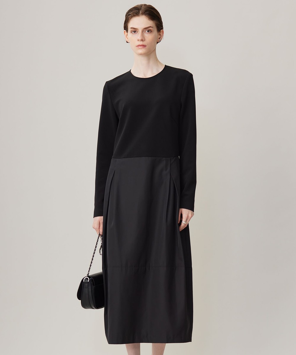 【オンワード】 ICB>ワンピース 【洗える】 メモリーコンビドレス ブラック 2 レディース 【オンワード】 ICB>ワンピース 【洗える】 メモリーコンビドレス ブラック 2 レディース