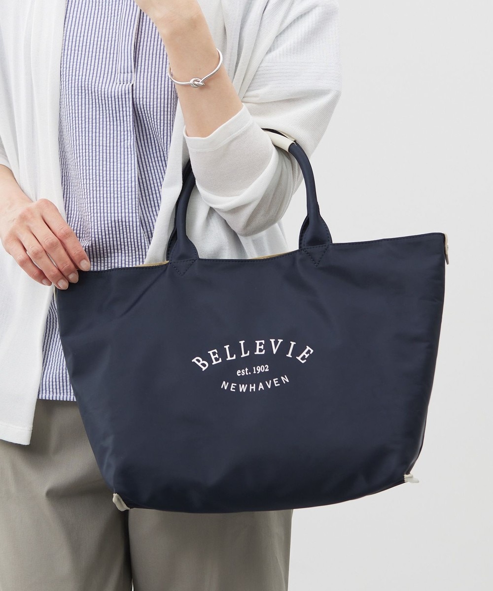 【オンワード】 J.PRESS LADIES>バッグ 【リバーシブル】ナイロン トート ネイビー F レディース 【オンワード】 J.PRESS LADIES>バッグ 【リバーシブル】ナイロン トート ネイビー F レディース