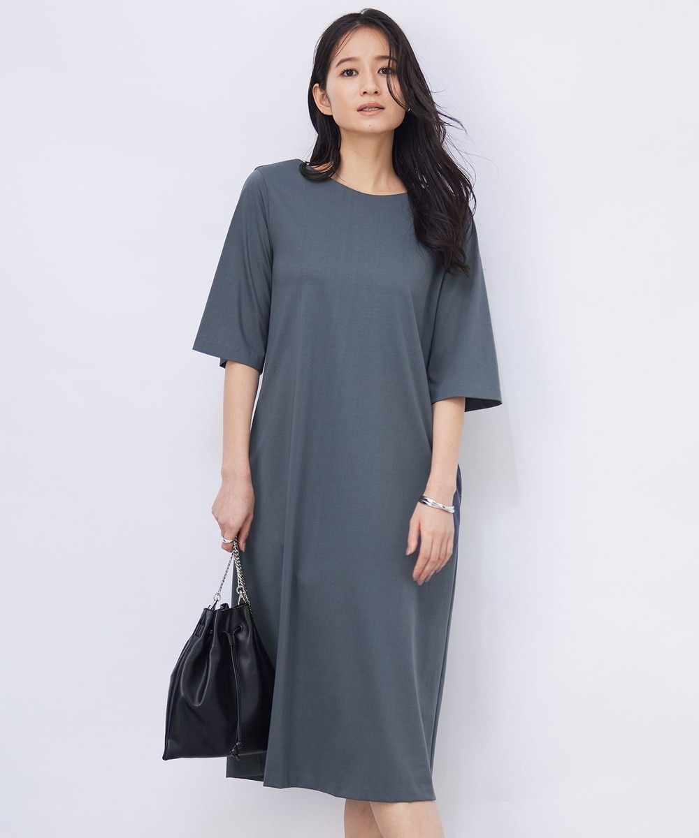 【オンワード】 ICB>ワンピース 【洗える】 ハイゲージプレーティング ワンピース スレートブルー XS レディース 【オンワード】 ICB>ワンピース 【洗える】 ハイゲージプレーティング ワンピース スレートブルー XS レディース