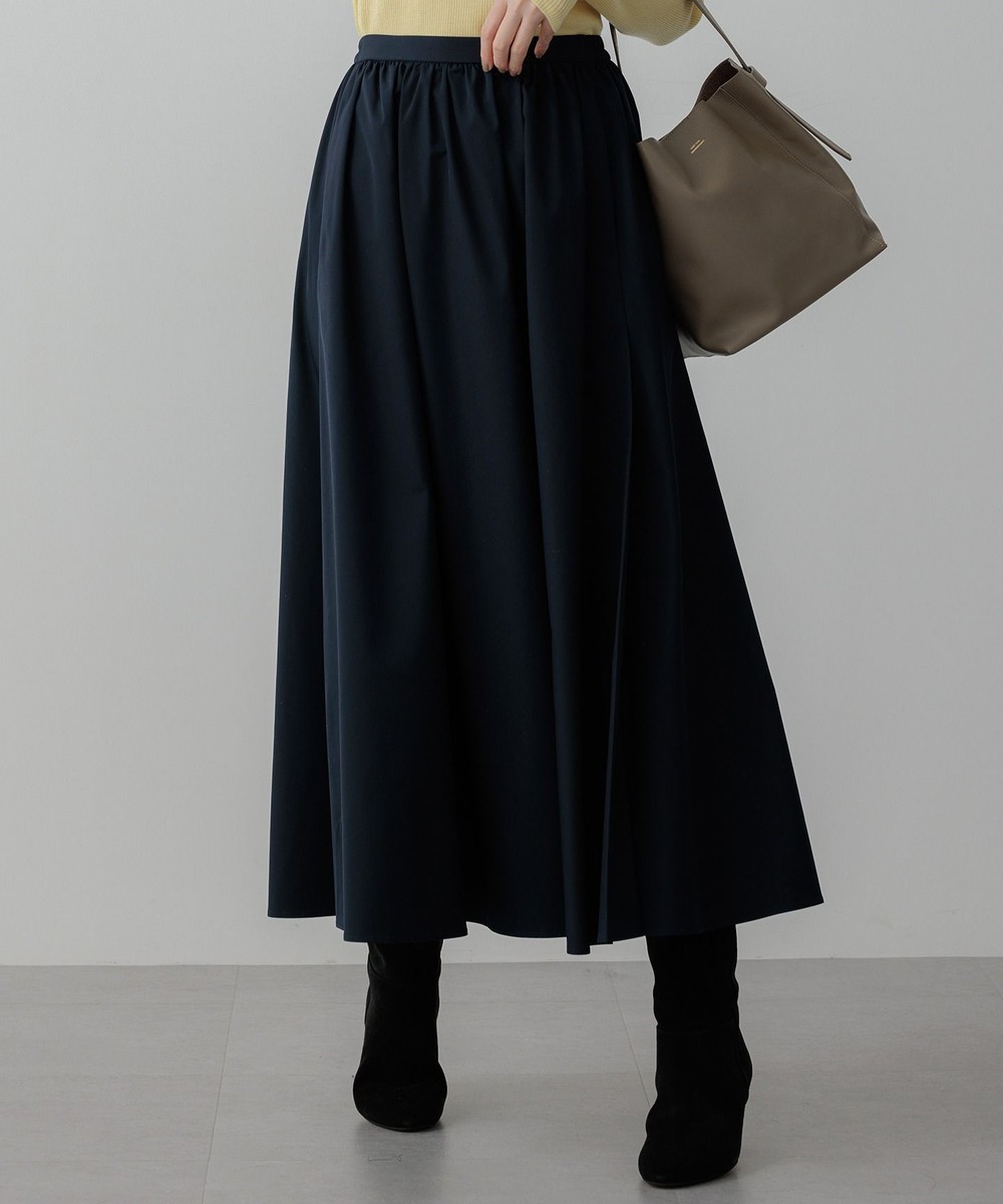 【オンワード】 23区>スカート 【洗える】ブライトタフタ ギャザー スカート ネイビー 36 レディース 【オンワード】 23区>スカート 【洗える】ブライトタフタ ギャザー スカート ネイビー 36 レディース