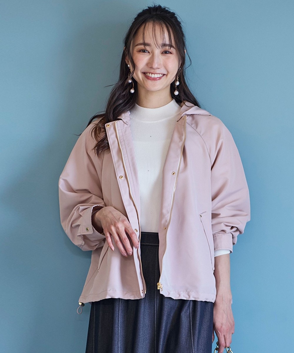 【オンワード】 any SiS>ジャケット/アウター 【撥水・UVカット・花粉ガード】2WAYラグランフーディ ブルゾン アイスピンク 3 レディース 【オンワード】 any SiS>ジャケット/アウター 【撥水・UVカット・花粉ガード】2WAYラグランフーディ ブルゾン アイスピンク 3 レディース