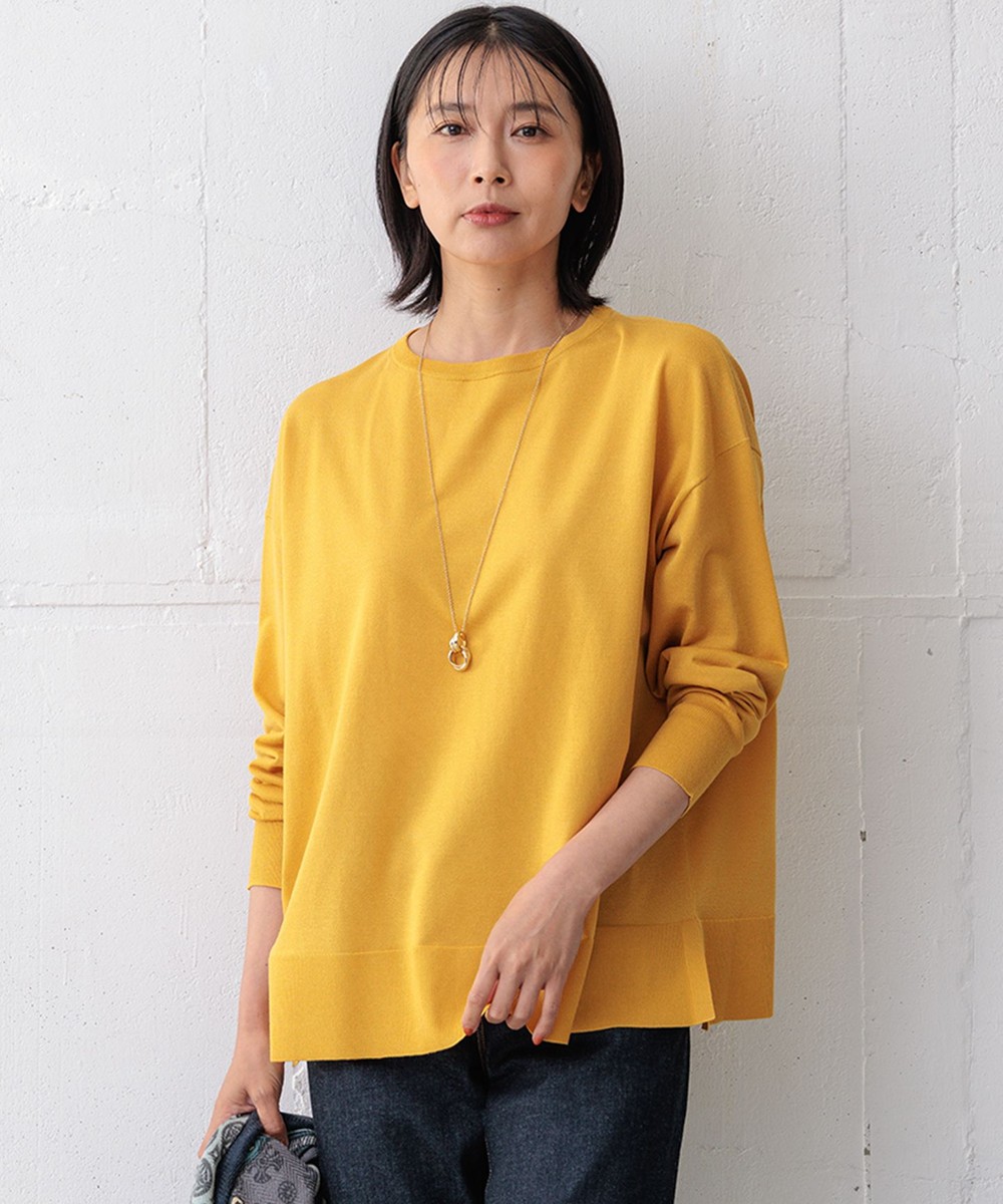 【オンワード】 23区>トップス 【洗える】オータムシャイニー ニット イエロー 38 レディース 【オンワード】 23区>トップス 【洗える】オータムシャイニー ニット イエロー 38 レディース