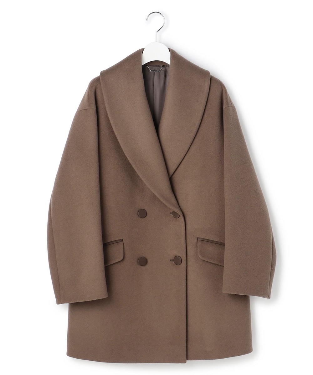【オンワード】 ICB L(大きいサイズ)>ジャケット/アウター 【WEB&一部店舗限定】WooloopShortBeaver ショールカラーコート ディープモカ 42 レディース 【オンワード】 ICB L(大きいサイズ)>ジャケット/アウター 【WEB&一部店舗限定】WooloopShortBeaver ショールカラーコート ディープモカ 42 レディース