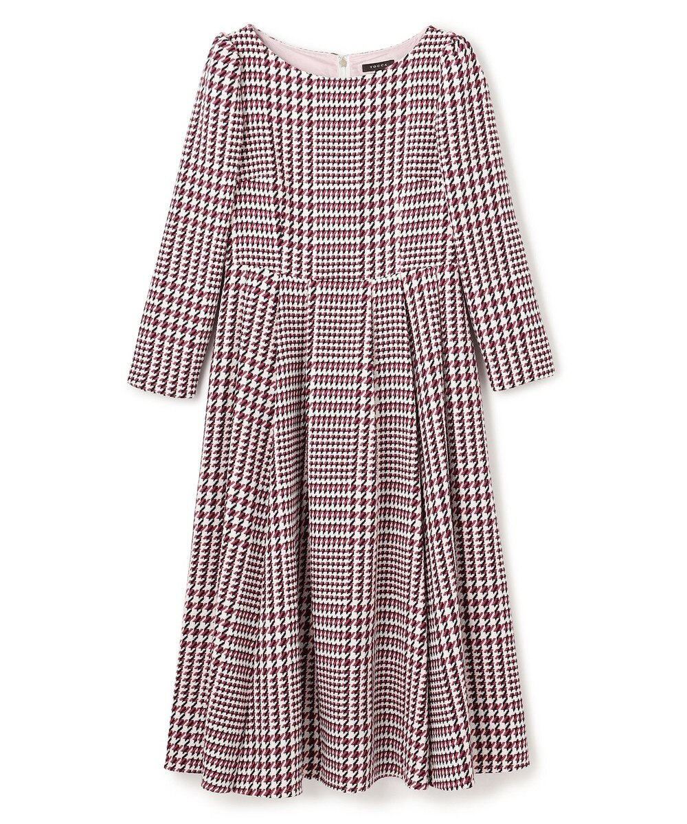 【オンワード】 TOCCA>ワンピース 【消臭】FROSTED CHECK TWEED ドレス アイボリー 4 レディース