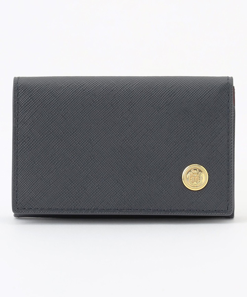 【オンワード】 J.PRESS MEN>財布/小物 【MORPHO×J.PRESS】エンブレムボタン 名刺入れ(ササマチW) ネイビー F メンズ 【オンワード】 J.PRESS MEN>財布/小物 【MORPHO×J.PRESS】エンブレムボタン 名刺入れ(ササマチW) ネイビー F メンズ