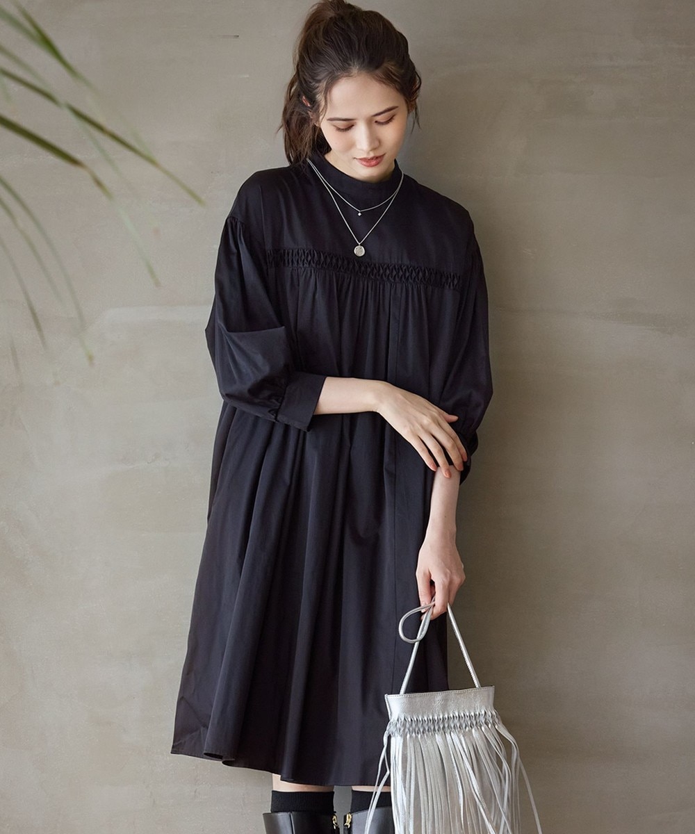 【オンワード】 23区>ワンピース 【SLOW/一部店舗限定】ウォッシュドコットンサテン ワンピース ブラック 38 レディース 【オンワード】 23区>ワンピース 【SLOW/一部店舗限定】ウォッシュドコットンサテン ワンピース ブラック 38 レディース