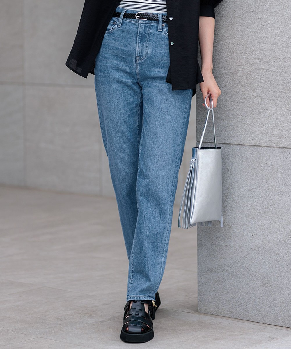 【オンワード】 23区>パンツ 【洗える】23区DENIM ボーイズテーパード パンツ スカイブルー 36 レディース 【オンワード】 23区>パンツ 【洗える】23区DENIM ボーイズテーパード パンツ スカイブルー 36 レディース