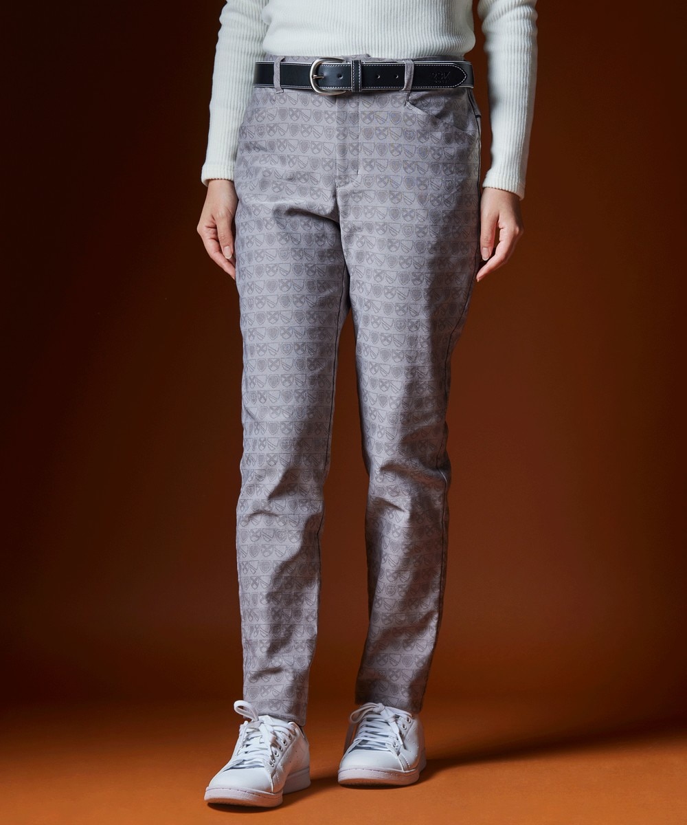 【オンワード】 23区GOLF>パンツ 【WOMEN】エンブレム柄ジャガードスキニーパンツ ライトグレー 1 レディース 【オンワード】 23区GOLF>パンツ 【WOMEN】エンブレム柄ジャガードスキニーパンツ ライトグレー 1 レディース