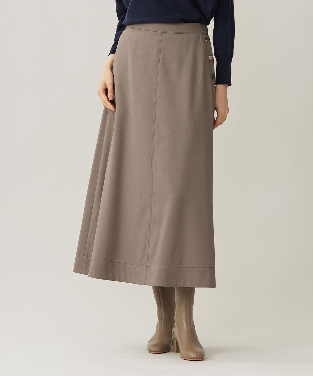 【オンワード】 自由区 S(小さいサイズ)>スカート 【洗える】TWラチネストレッチフレア スカート モカ 32 レディース 【オンワード】 自由区 S(小さいサイズ)>スカート 【洗える】TWラチネストレッチフレア スカート モカ 32 レディース