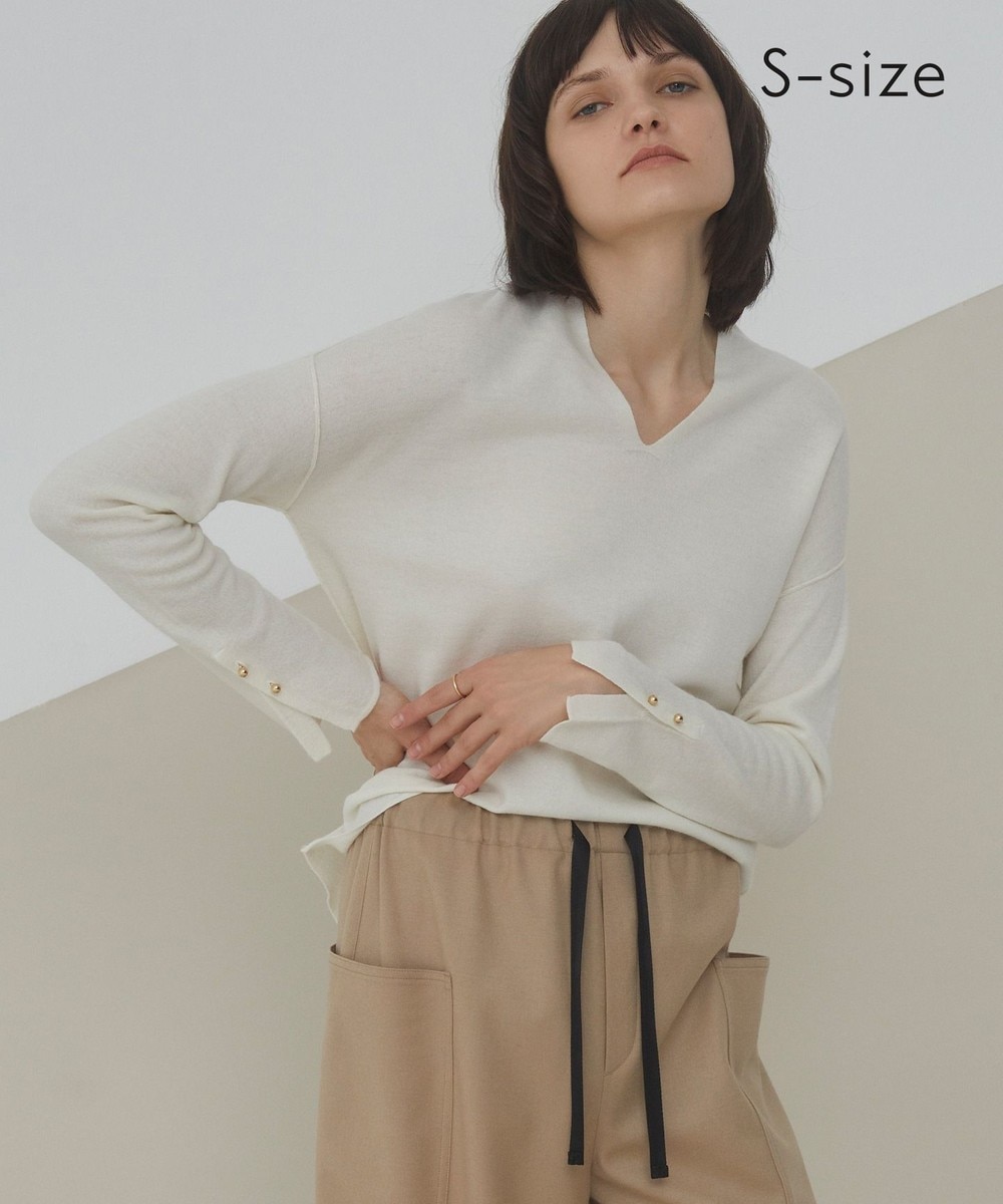 【オンワード】 BEIGE，>トップス 【S-size】LISS / Vネックニット Taupe 32 レディース 【送料無料】