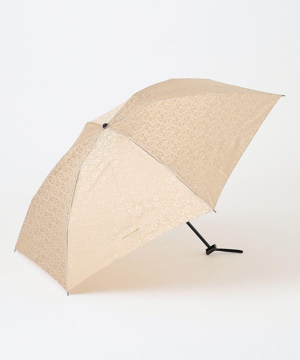 ＜オンワード＞MOONBAT>ファッション雑貨 【雨傘】 ミラショーン (milaschon) 折りたたみ傘ジャカード織り オフホワイト F レディース 【送料無料】