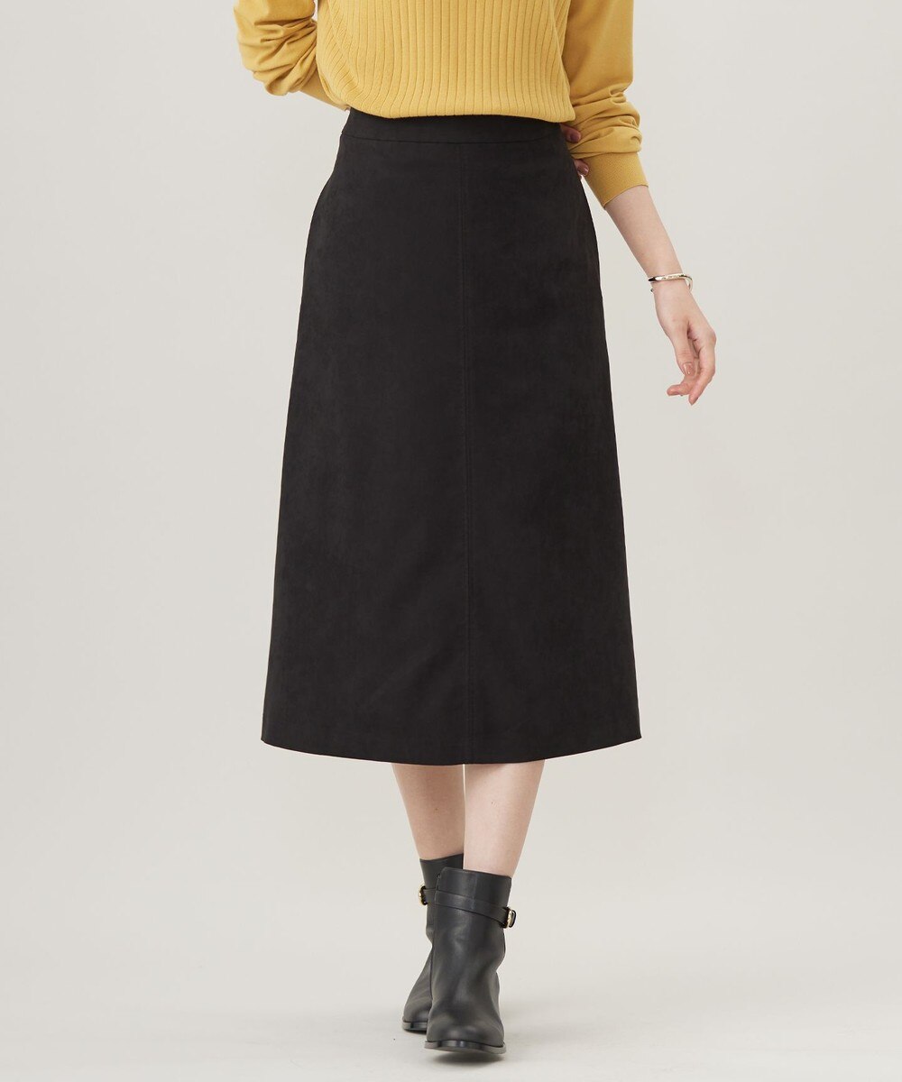 【オンワード】 J.PRESS LADIES L(大きいサイズ)>スカート 【洗える】シルセームスエード スカート ブラック T15 レディース 【オンワード】 J.PRESS LADIES L(大きいサイズ)>スカート 【洗える】シルセームスエード スカート ブラック T15 レディース