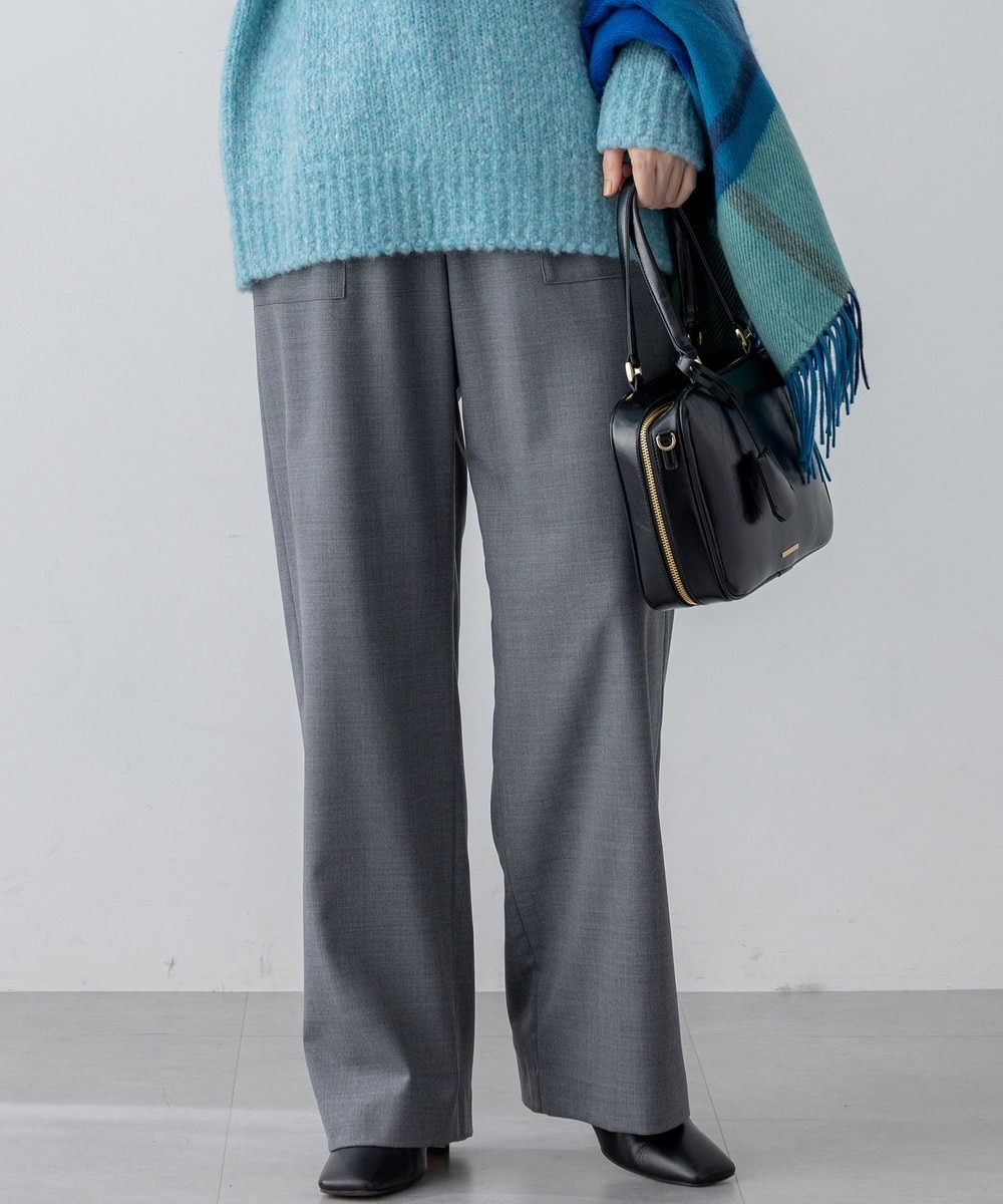 【オンワード】 23区>パンツ 【洗える】ナチュラルストレッチサキソニー ベイカー ドロスト パンツ グレー 38 レディース 【オンワード】 23区>パンツ 【洗える】ナチュラルストレッチサキソニー ベイカー ドロスト パンツ グレー 38 レディース