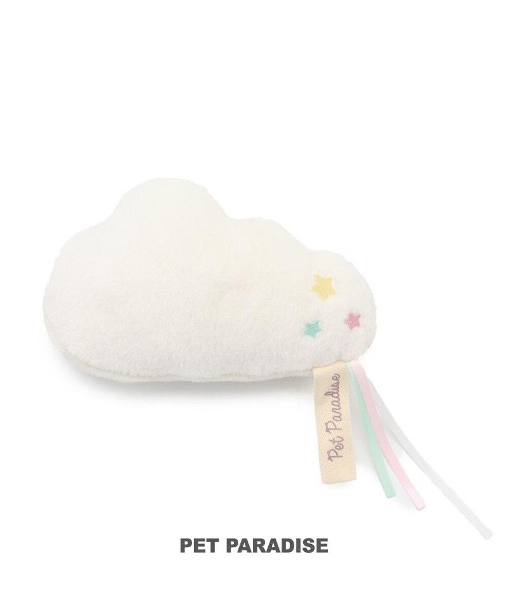 ＜オンワード＞PET PARADISE>ペットグッズ 猫 おもちゃ キャットキッカー 雲 月 トイ 白~オフホワイト 0