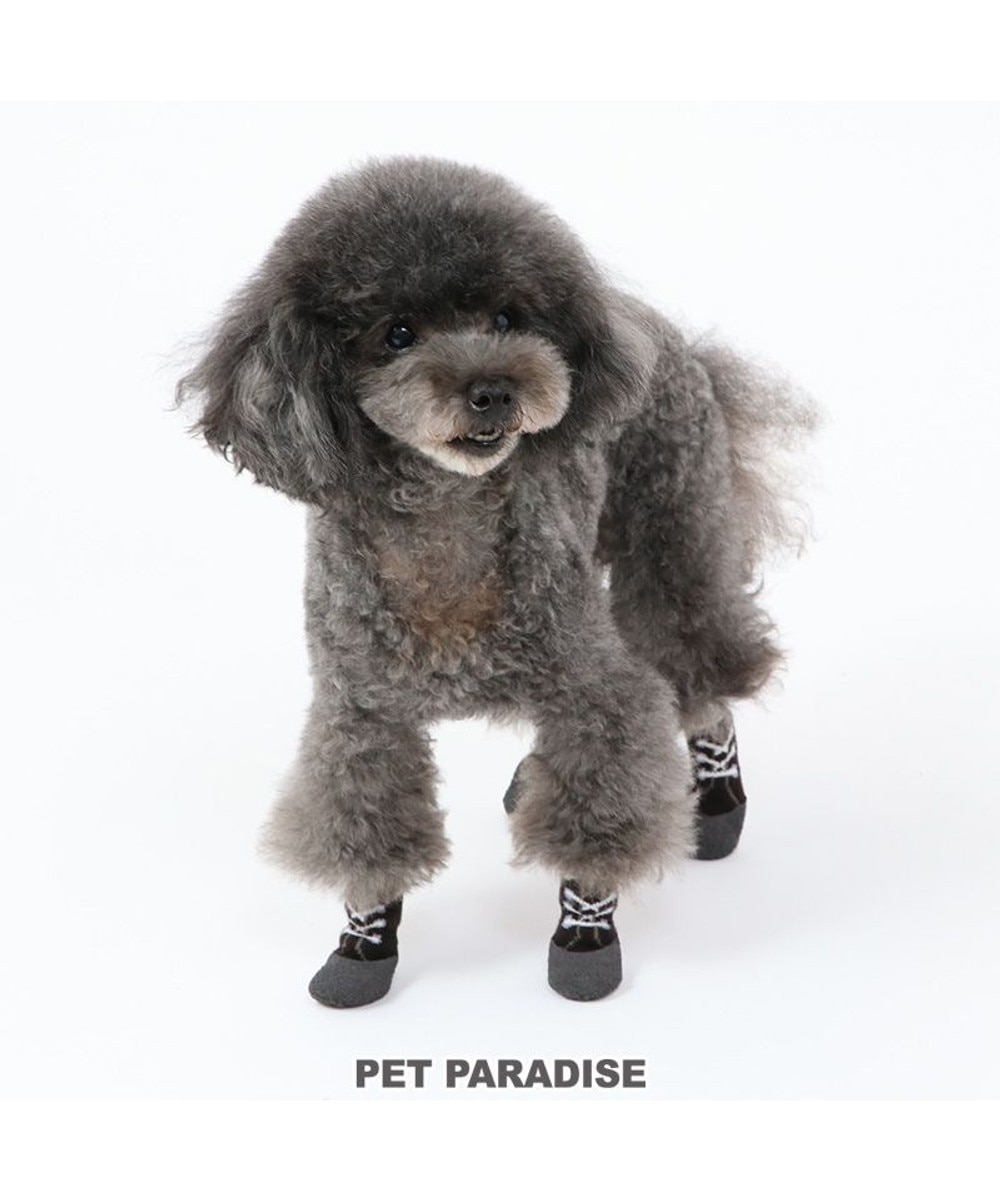 PET PARADISE>ペットグッズ 犬 靴 靴下 フィットシューズ 【３Ｓ】 グリーン ブラウン ブラウン ３Ｓ