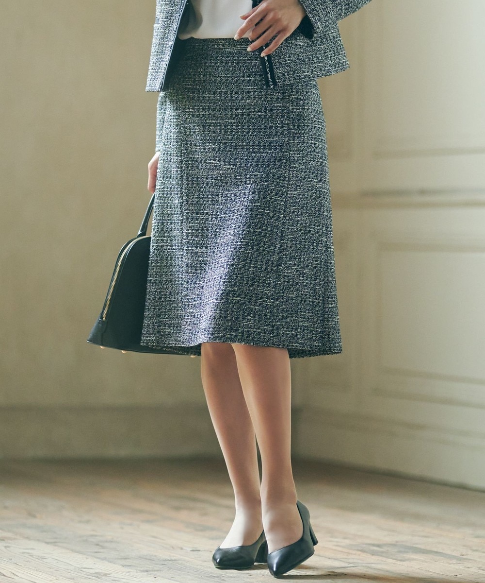 【オンワード】 23区>スカート 【セットアップ対応】シャインツイードストレッチ スカート ブラックミックス 36 レディース 【オンワード】 23区>スカート 【セットアップ対応】シャインツイードストレッチ スカート ブラックミックス 36 レディース