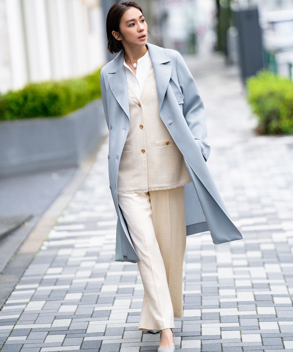 【オンワード】 自由区>パンツ 【セット可】ラミーブッチャー パンツ アイボリー 40 レディース 【オンワード】 自由区>パンツ 【セット可】ラミーブッチャー パンツ アイボリー 40 レディース