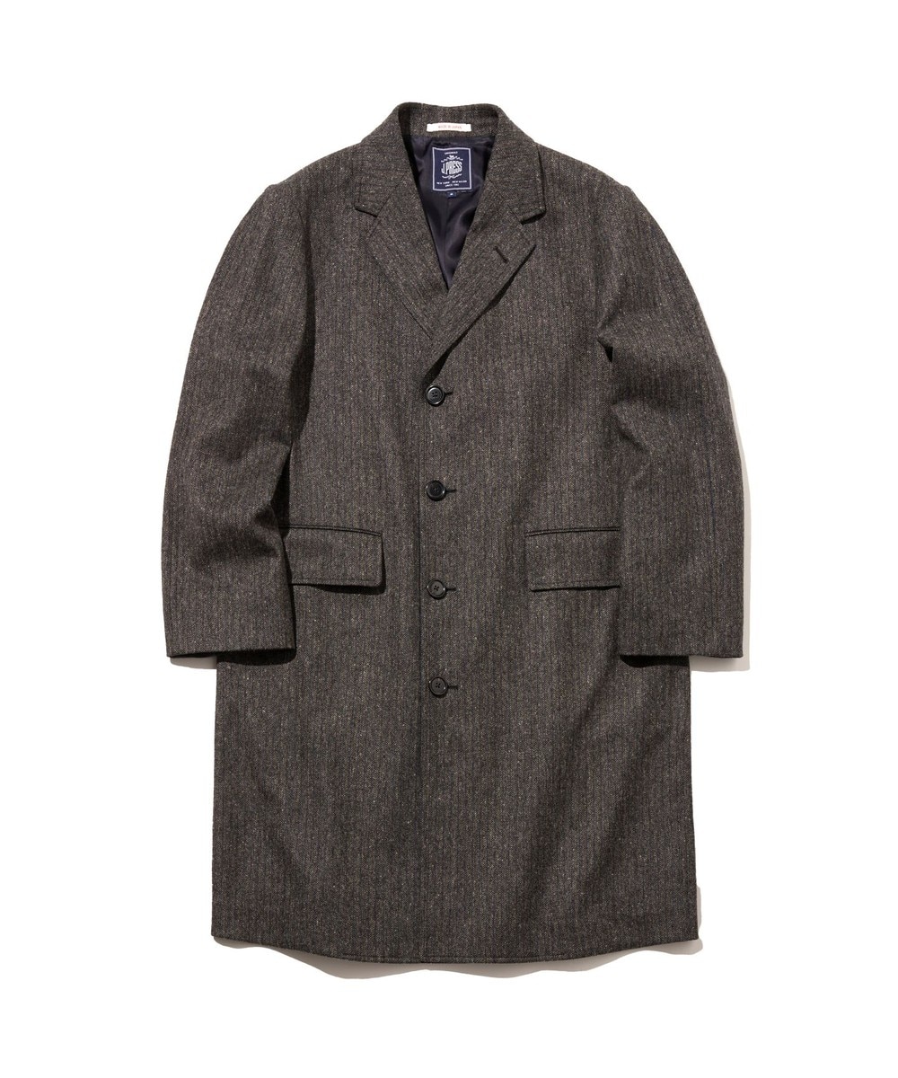 【オンワード】 J.PRESS MEN>ジャケット/アウター 【J.PRESS ORIGINALS】Lambs Tweed Single Chester Coat / Japan Made グレー M メンズ 【オンワード】 J.PRESS MEN>ジャケット/アウター 【J.PRESS ORIGINALS】Lambs Tweed Single Chester Coat / Japan Made グレー M メンズ