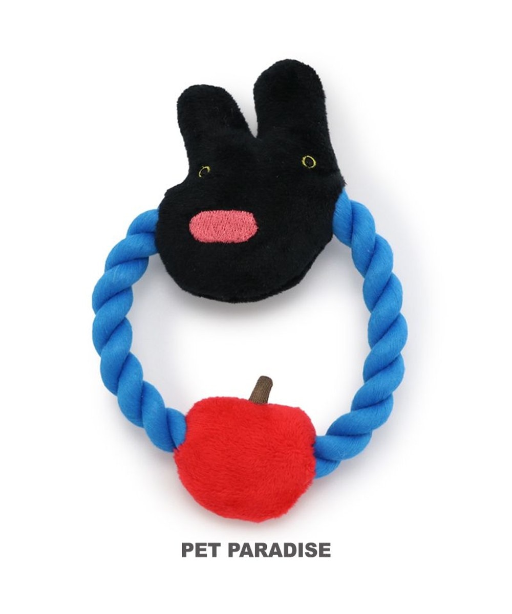 PET PARADISE>ペットグッズ 犬 おもちゃ リサとガスパール ぬいぐるみ ロープ トイ 《 リサ / ガスパール 》単品 ガスパール -