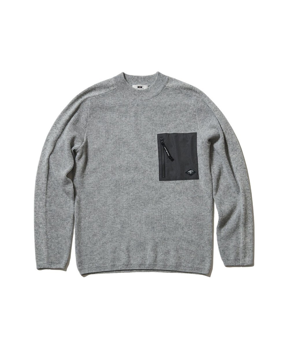 【オンワード】 JOSEPH ABBOUD>トップス 【JOSEPH ABBOUD MOUNTAIN/UNISEX】リサイクルウールポリ ニット グレー LL メンズ 【送料無料】