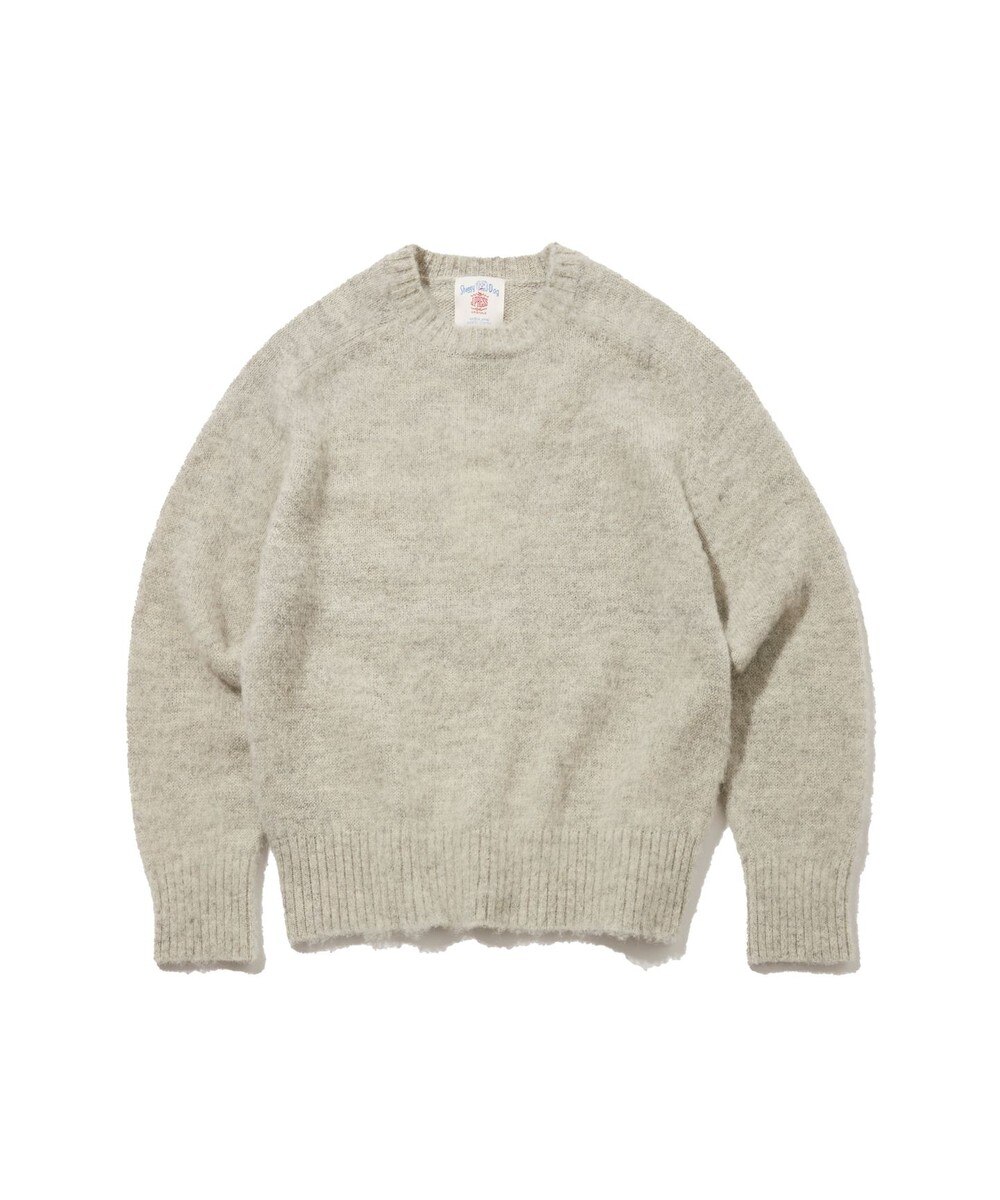 【オンワード】 J.PRESS MEN>トップス 【J.PRESS ORIGINALS】Shaggy Dog Crew Neck Sweater / Japan Made アイボリー M メンズ