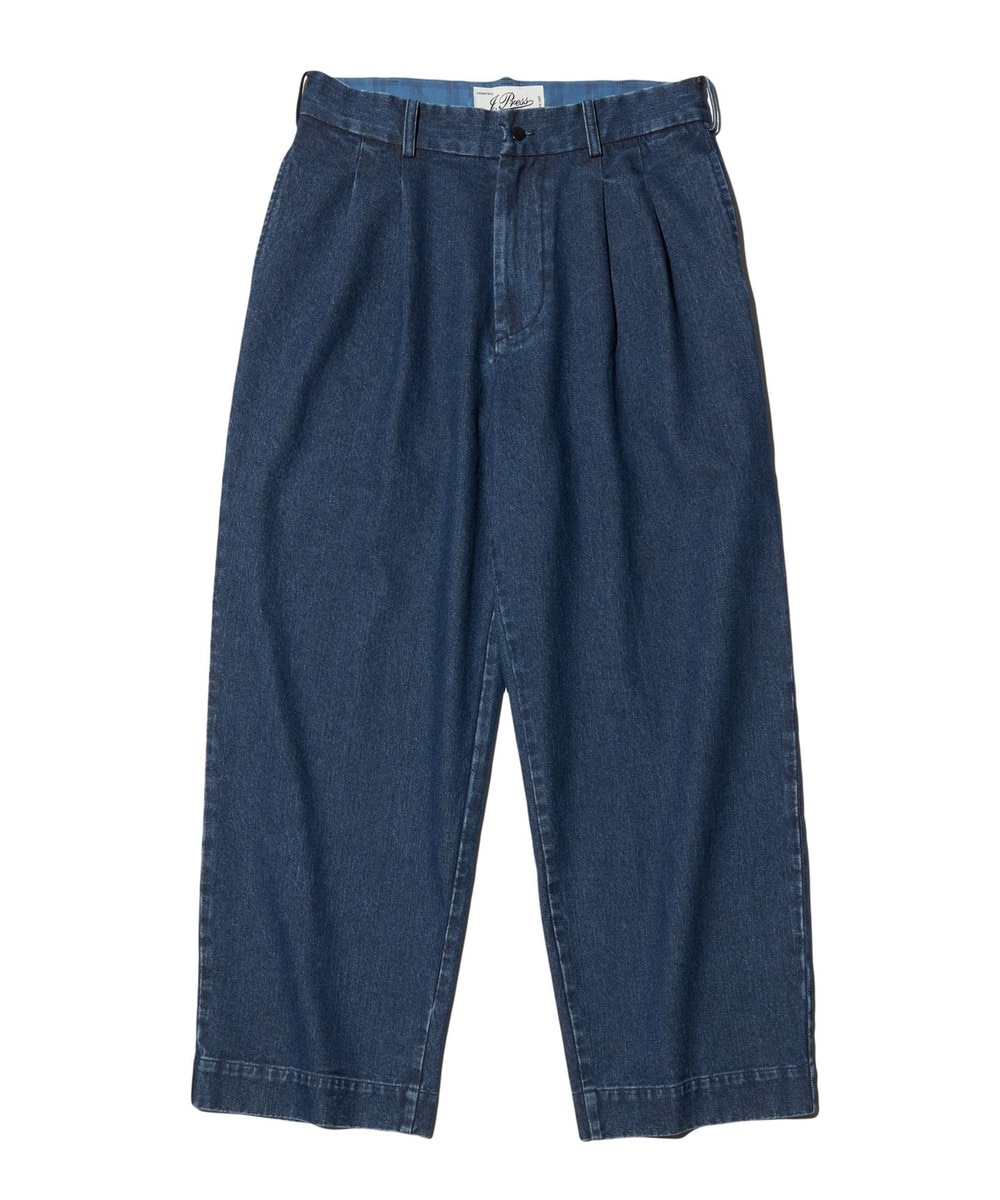 【オンワード】 J.PRESS MEN>パンツ 【NYUZELESS】2タック ワイドスラックス ブルー S メンズ 【オンワード】 J.PRESS MEN>パンツ 【NYUZELESS】2タック ワイドスラックス ブルー S メンズ
