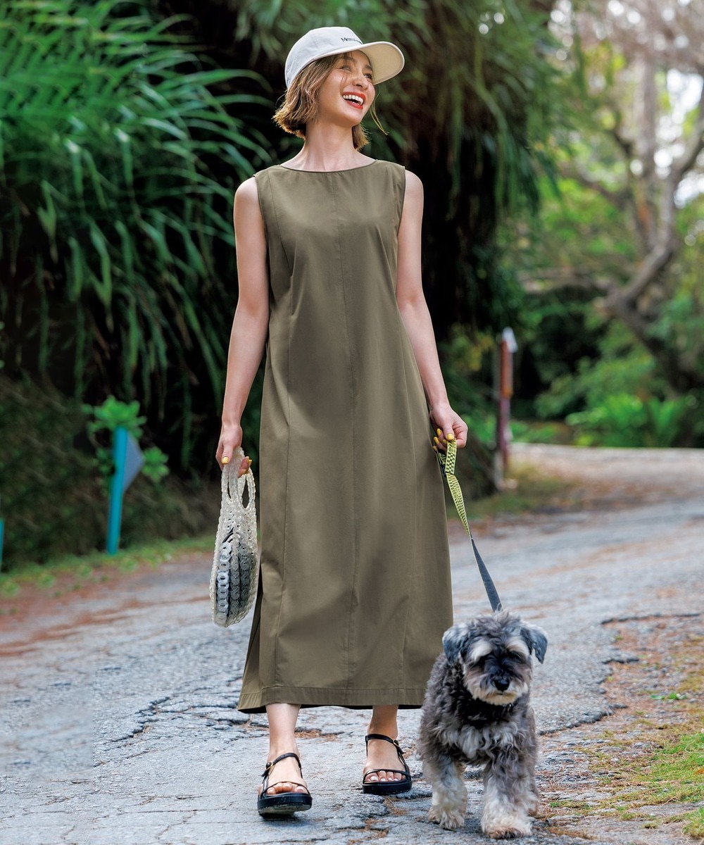 【オンワード】 UNFILO L(大きいサイズ)>ワンピース 【GOCOCi/ワコール】FINE MOVE コクーンワンピース カーキ XL レディース 【オンワード】 UNFILO L(大きいサイズ)>ワンピース 【GOCOCi/ワコール】FINE MOVE コクーンワンピース カーキ XL レディース