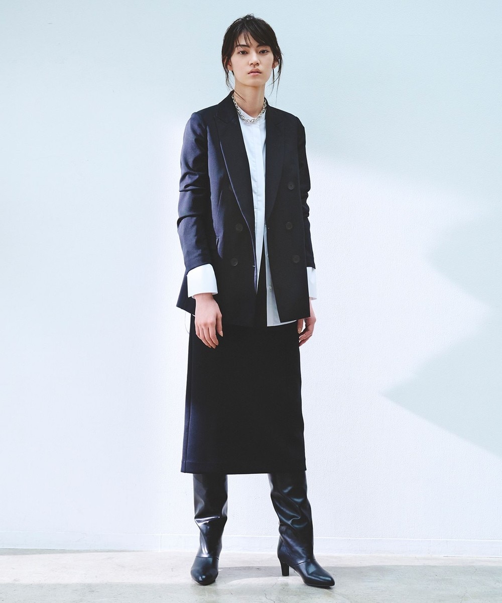 【オンワード】 ICB>スカート 【マガジン掲載】 ヘヴィダンボール タイトスカート(番号CG22) アイボリー S レディース 【送料無料】