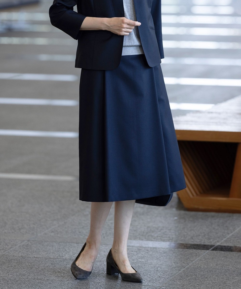 【オンワード】 J.PRESS LADIES>スカート 【セットアップ対応・洗える・UV加工・吸水速乾】OXIJEWELストレッチ スカート ネイビー 9 レディース 【オンワード】 J.PRESS LADIES>スカート 【セットアップ対応・洗える・UV加工・吸水速乾】OXIJEWELストレッチ スカート ネイビー 9 レディース