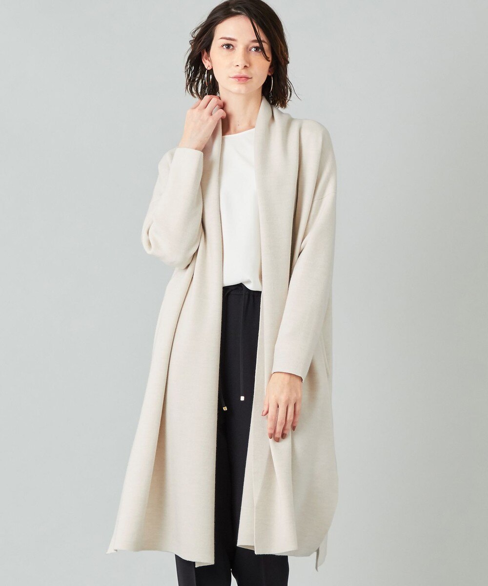 【オンワード】 BEIGE,>ジャケット/アウター WIGAN / ニットアウター Navy 2 レディース 【送料無料】