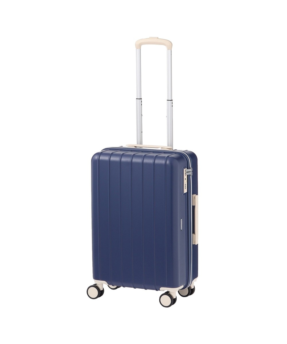 ＜オンワード＞ACE BAGS & LUGGAGE>バッグ World Traveler マイラTR スーツケース 40リットル 2~3泊 3.7kg 双輪キャスター 05282 ワールドトラベラー キャリーケース 旅行 ネイビー F レディース 【送料無料】画像